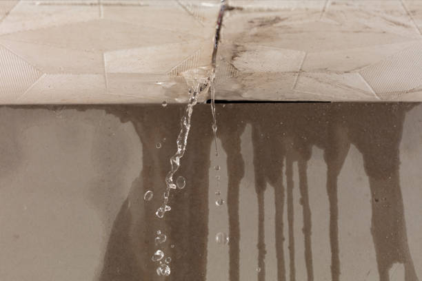 Professional Water Damage Restoration technician working in Fremont, NC